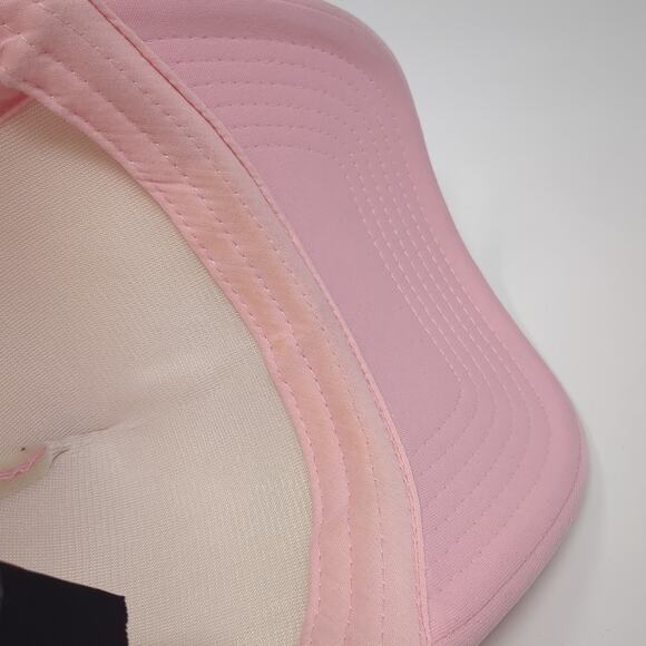 Alexandria's Bachelorette Snapback Rope Trucker Hat Pink One Size Dalix - Picture 8 of 10